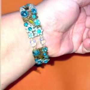 Handmade Turquoise Tiles Bracelet!